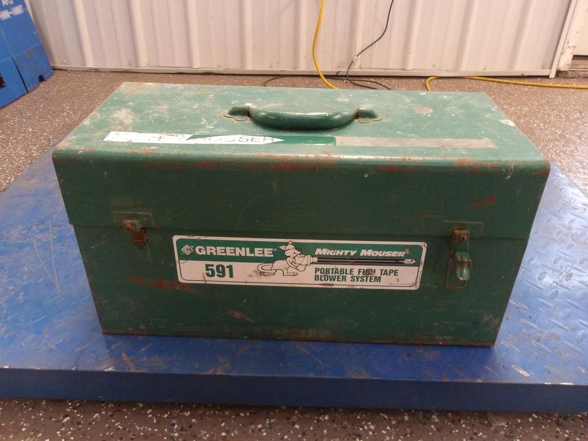 Used GREENLEE 591 FISH TAPE BLOWER, #3231204G USED