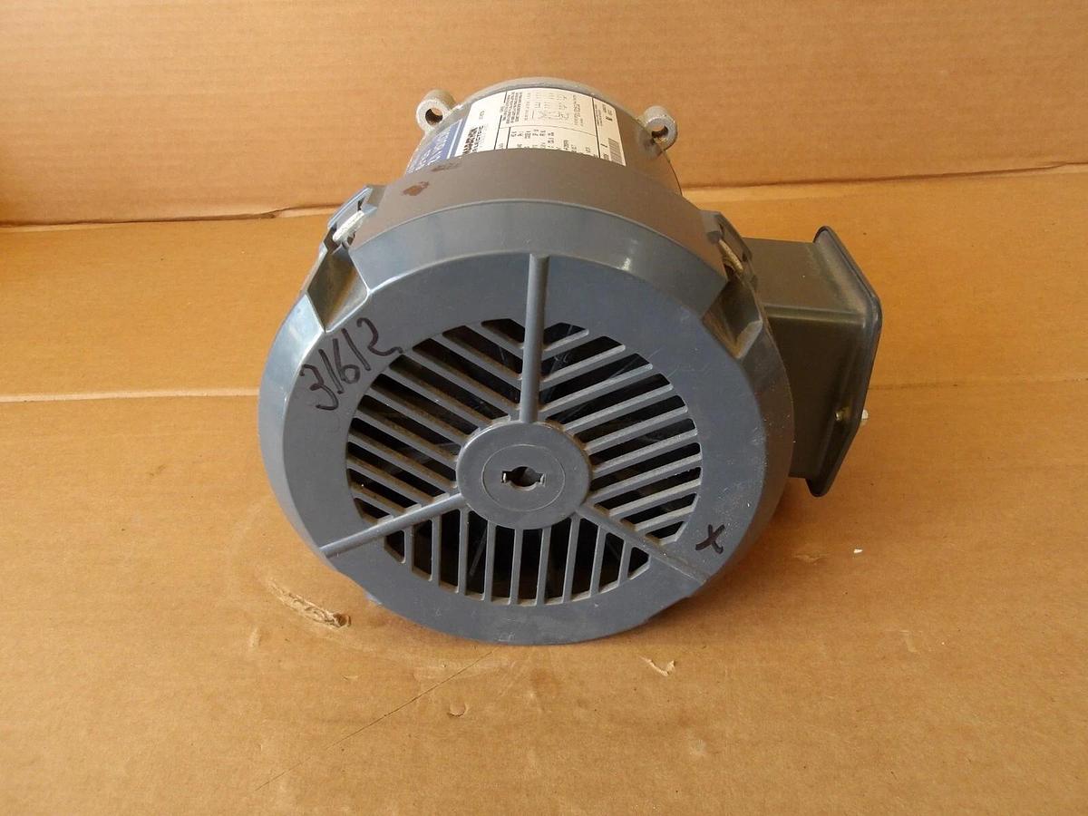 Used MARATHON 1/2 HP AC MOTOR, FR 56J, 3450 RPM, 200-230/460 V, #1014140G NEW