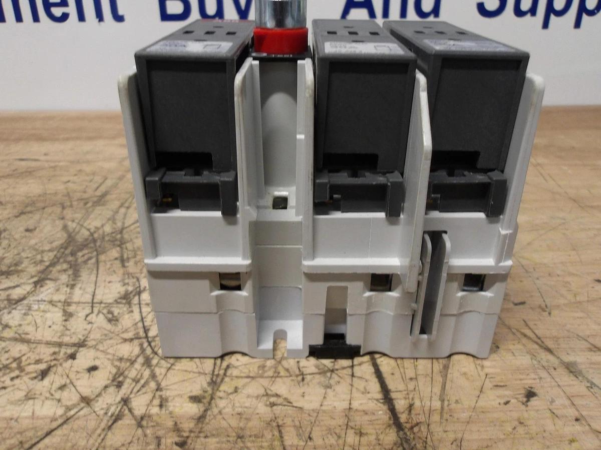 Used ABB 30 AMP GENERAL PURPOSE SWITCH 0S30FACC12, 600 V, #2261130G NEW