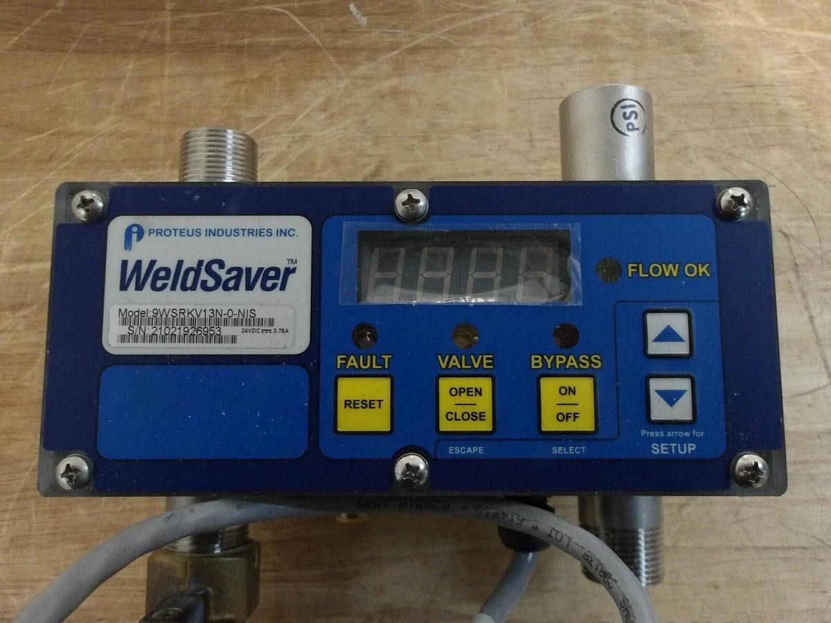 PROTEUS 9WSRKV13N-O-N1S WELDSAVER 6 FLOW CONTROLLER, #320843G NEW