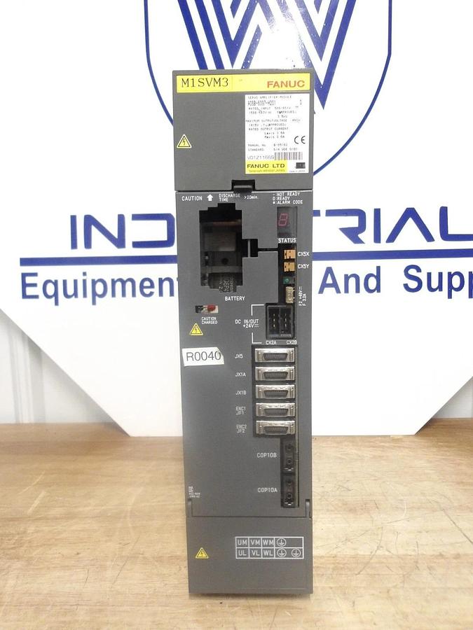Used FANUC A06B-6097-H201 SERVO AMPLIFIER, #4251153G REMANUFACTURED