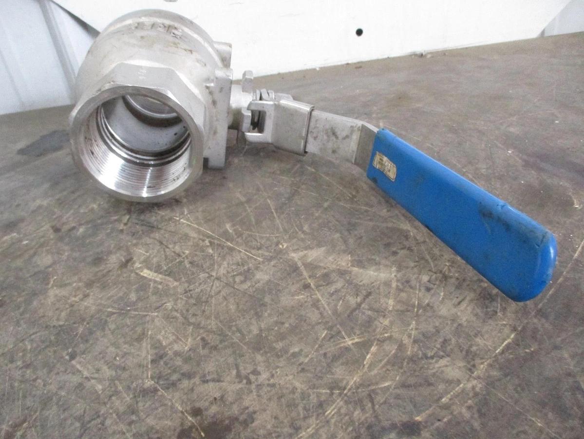 Used FNW 2-1/2" STAINLESS BALL VALVE, #35242J NEW