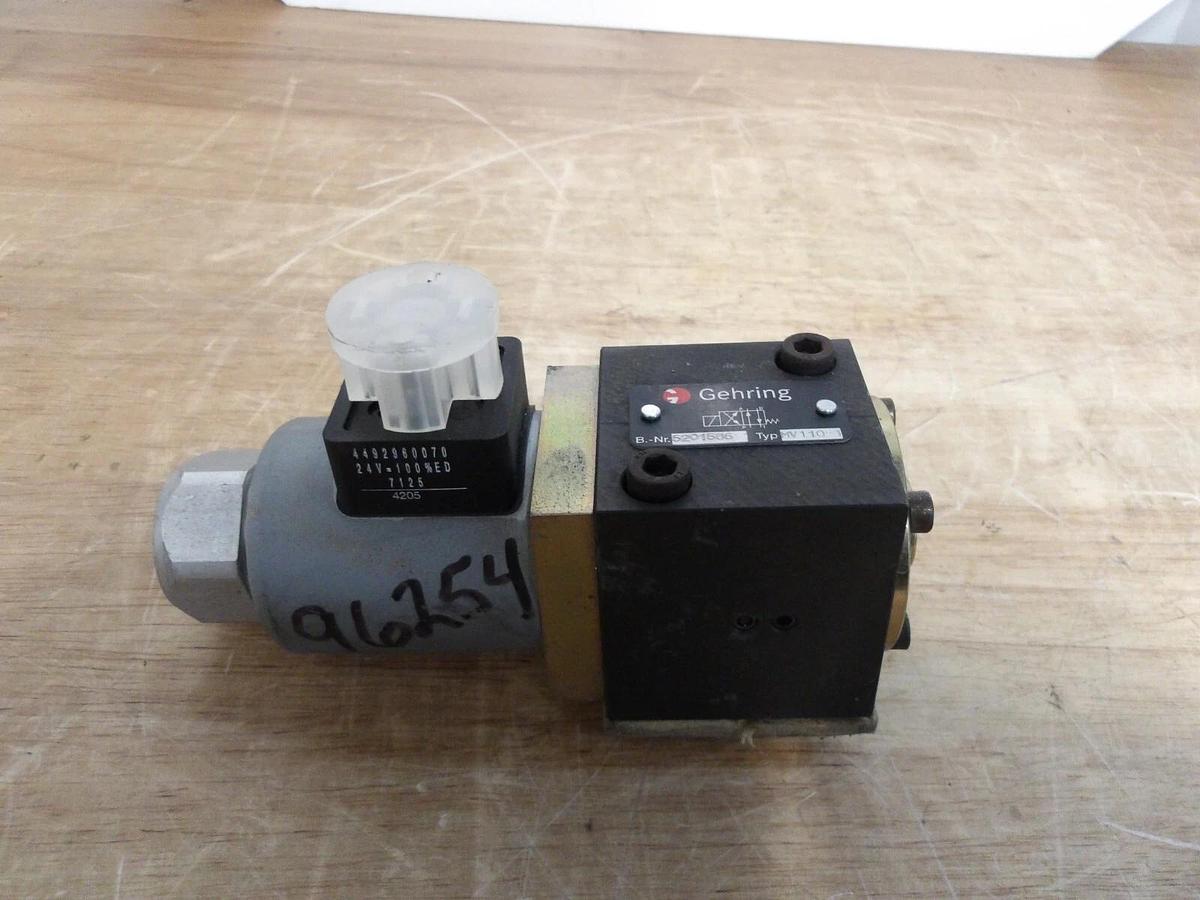 Used GEHRING MV110-1 HYDRAULIC CONTROL VALVE, #341110G NEW