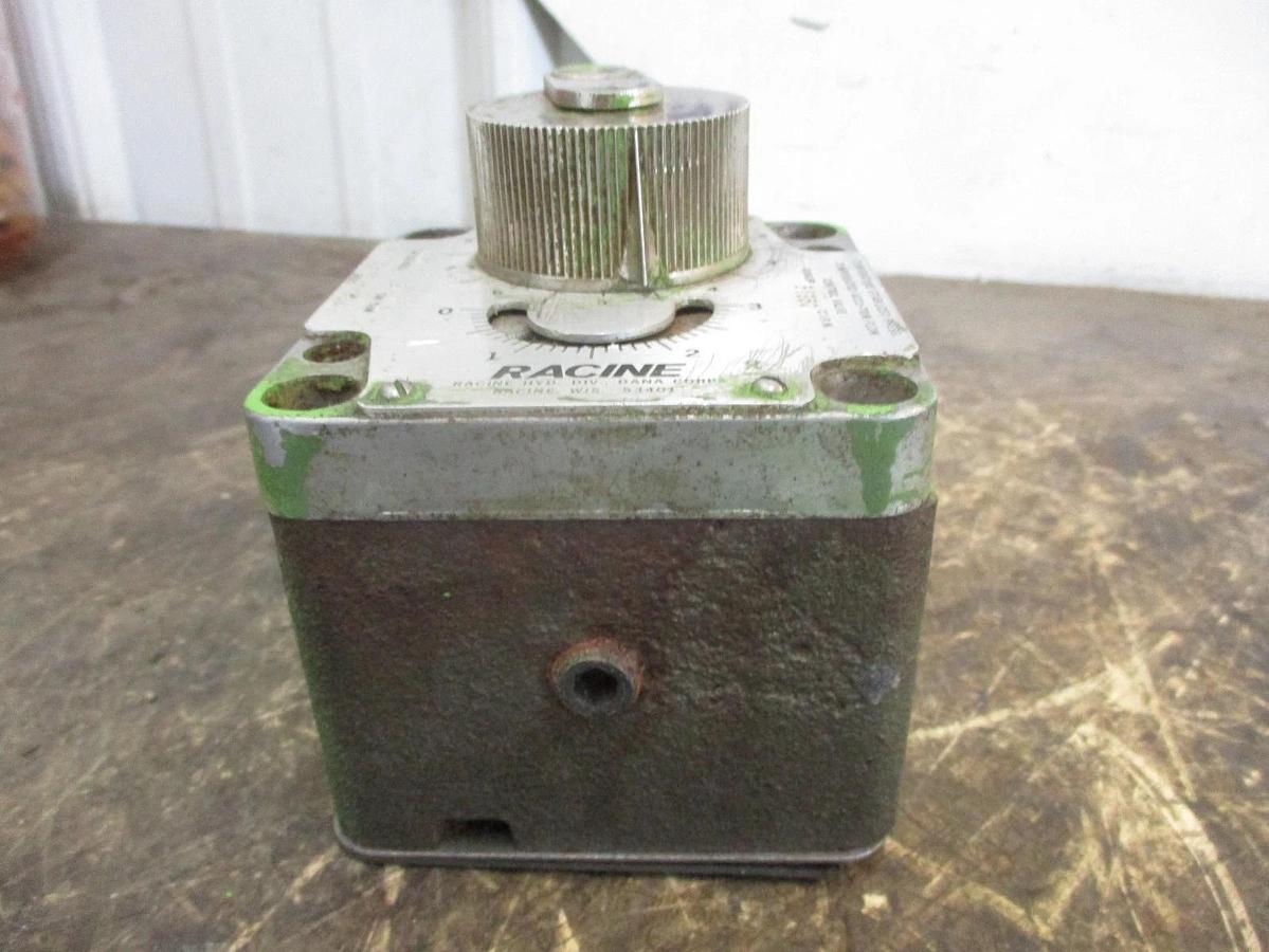 Used RACINE 97715 CONTROL VALVE FF2-AHSJ-02L 01, #828842J USED