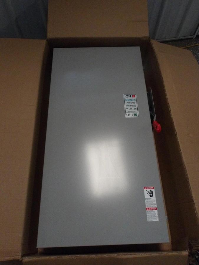 SIEMENS 400 AMP SAFETY SWITCH 240/250 V, #720206G NIB