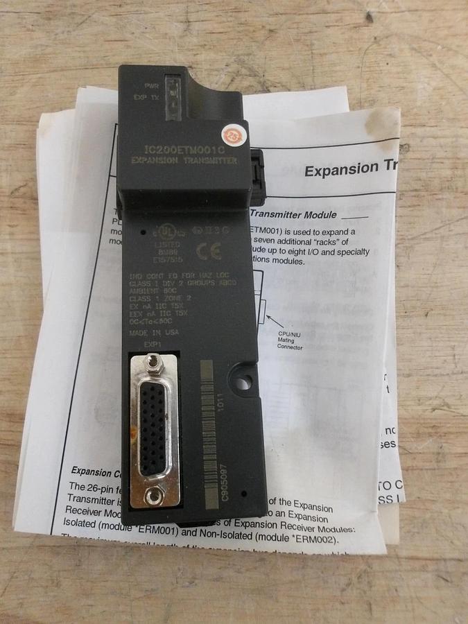 Used GE FANUC 1C200ETM001C EXPANSION TRANSMITTER MODULE, #414230G NEW