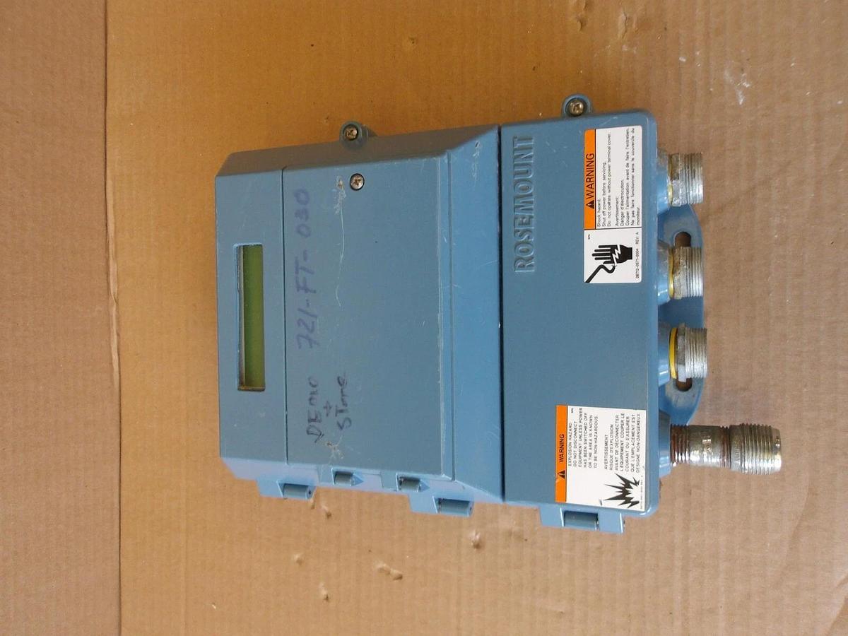 Used ROSEMOUNT 8712 TRANSMITTER, #627141G USED