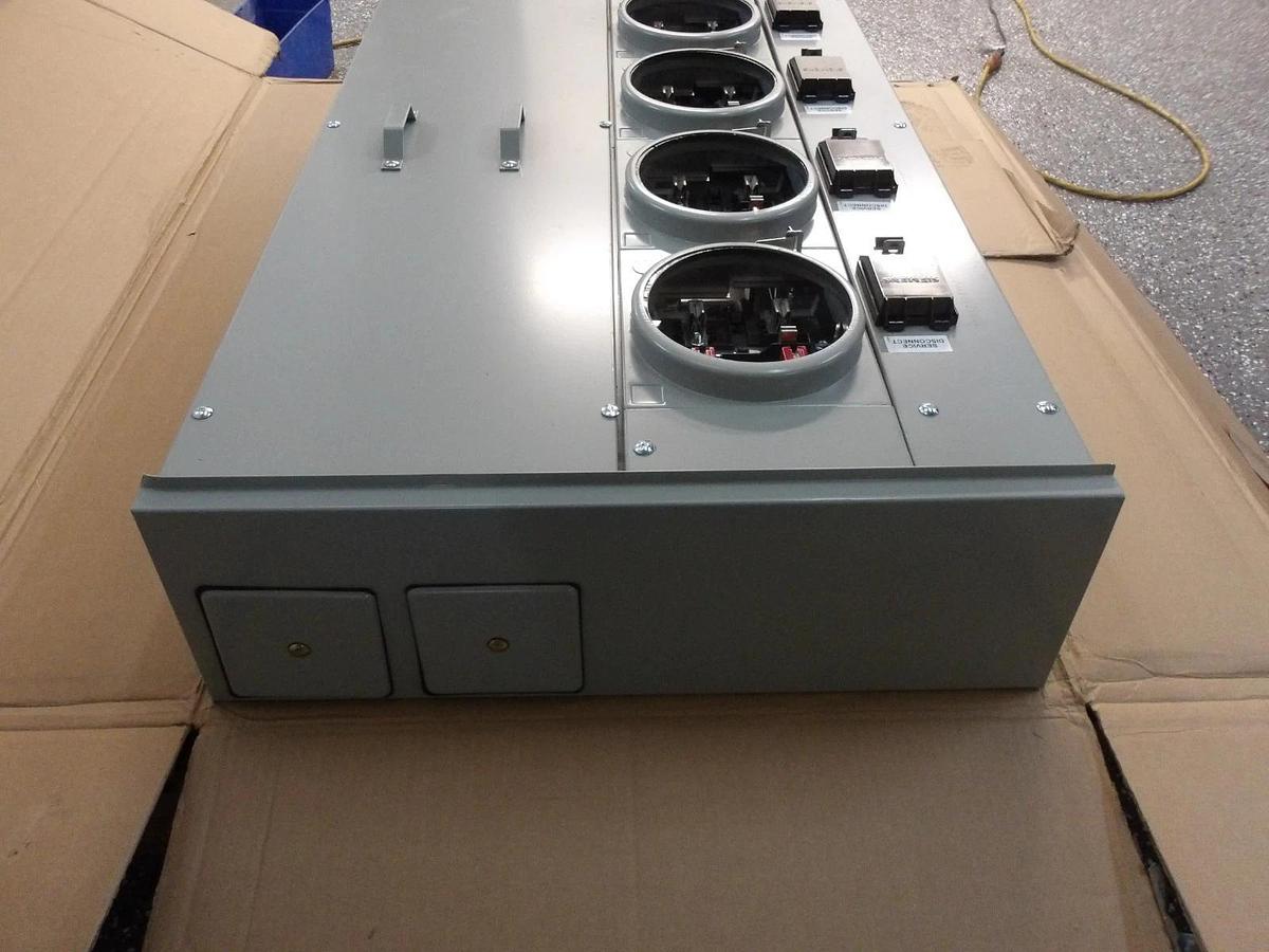 SIEMENS 4 GANG METERING SYSTEM WP441RJB, 240 V, 125 A, #610335G NIB
