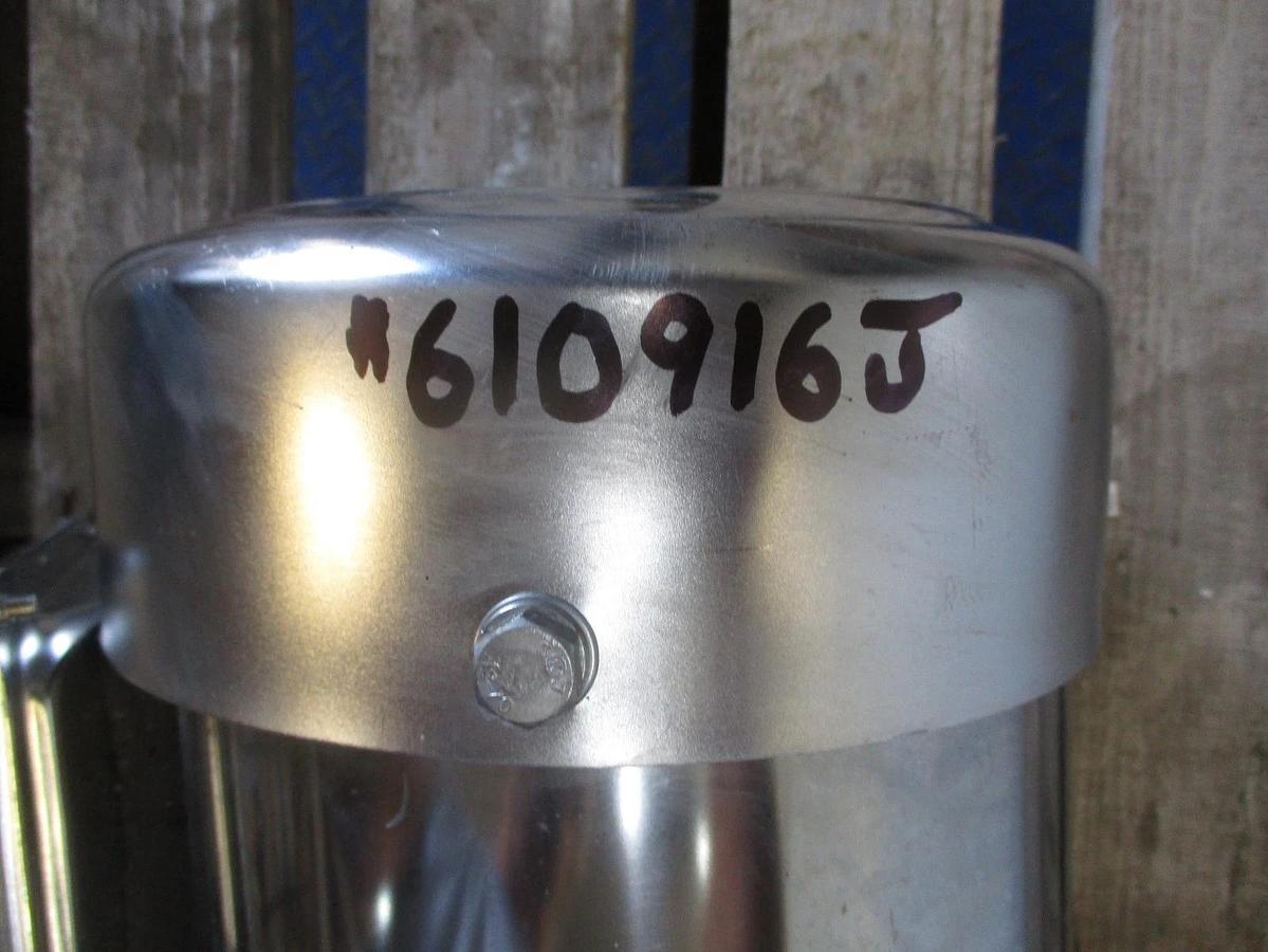 Used STERLING 3 HP STAINLESS MOTOR, FR 182TC, 1745 RPM, 208-230/460 V, #610916J USED
