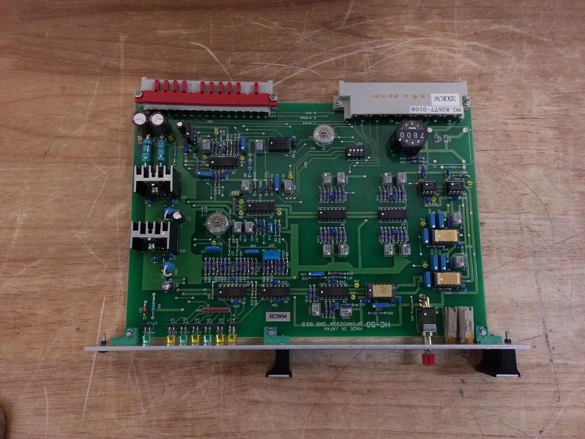 Used DENKO GC-50 CIRCUIT BOARD GF04K0293A-DKK93.9, #312906G NEW