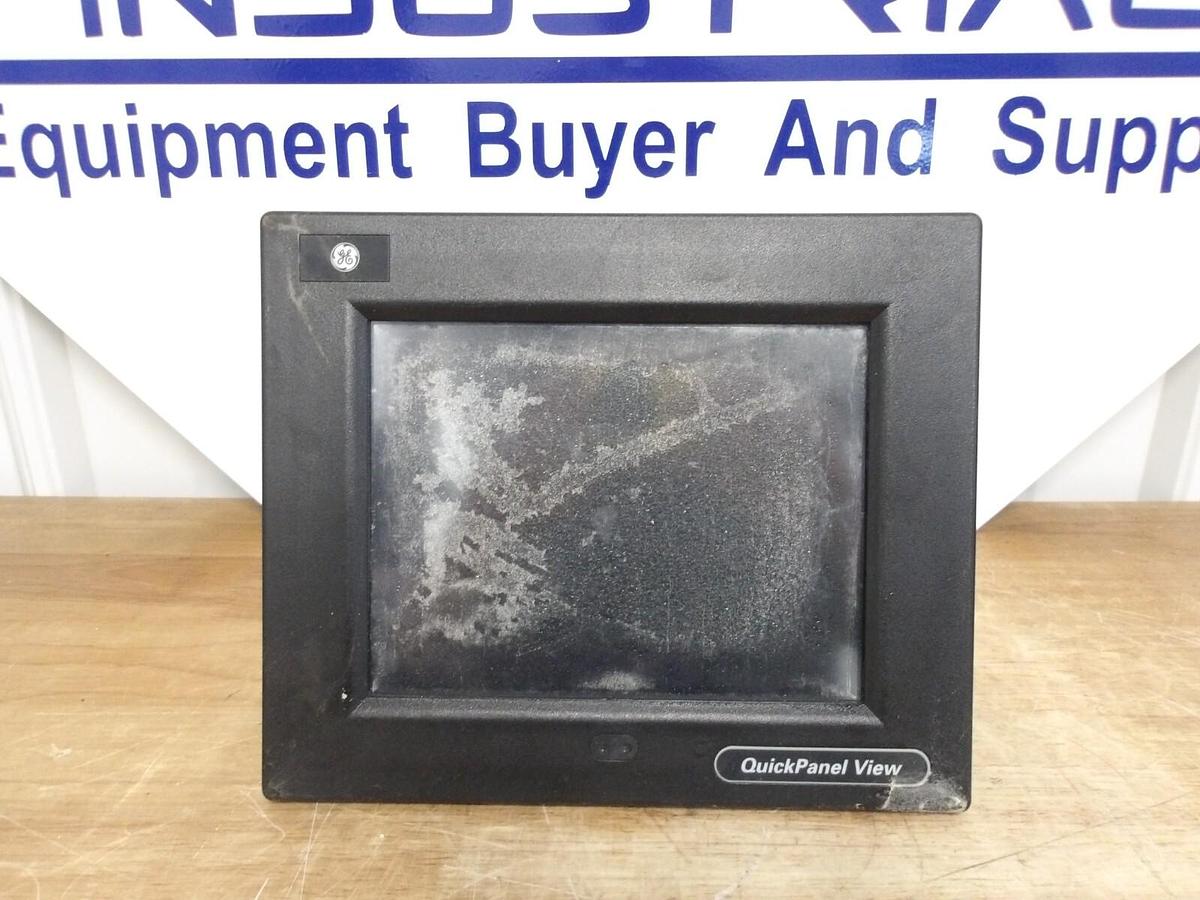 Used GE IC754VG108CTD-CB QUICKPANEL VIEW DISPLAY, #312118G PARTS ONLY