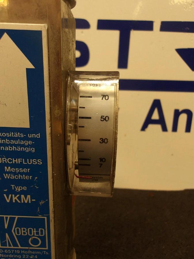 Used KOBOLD 1" FLOW TUBE & SWITCH VKM3111R0R250B, #3261006G NEW