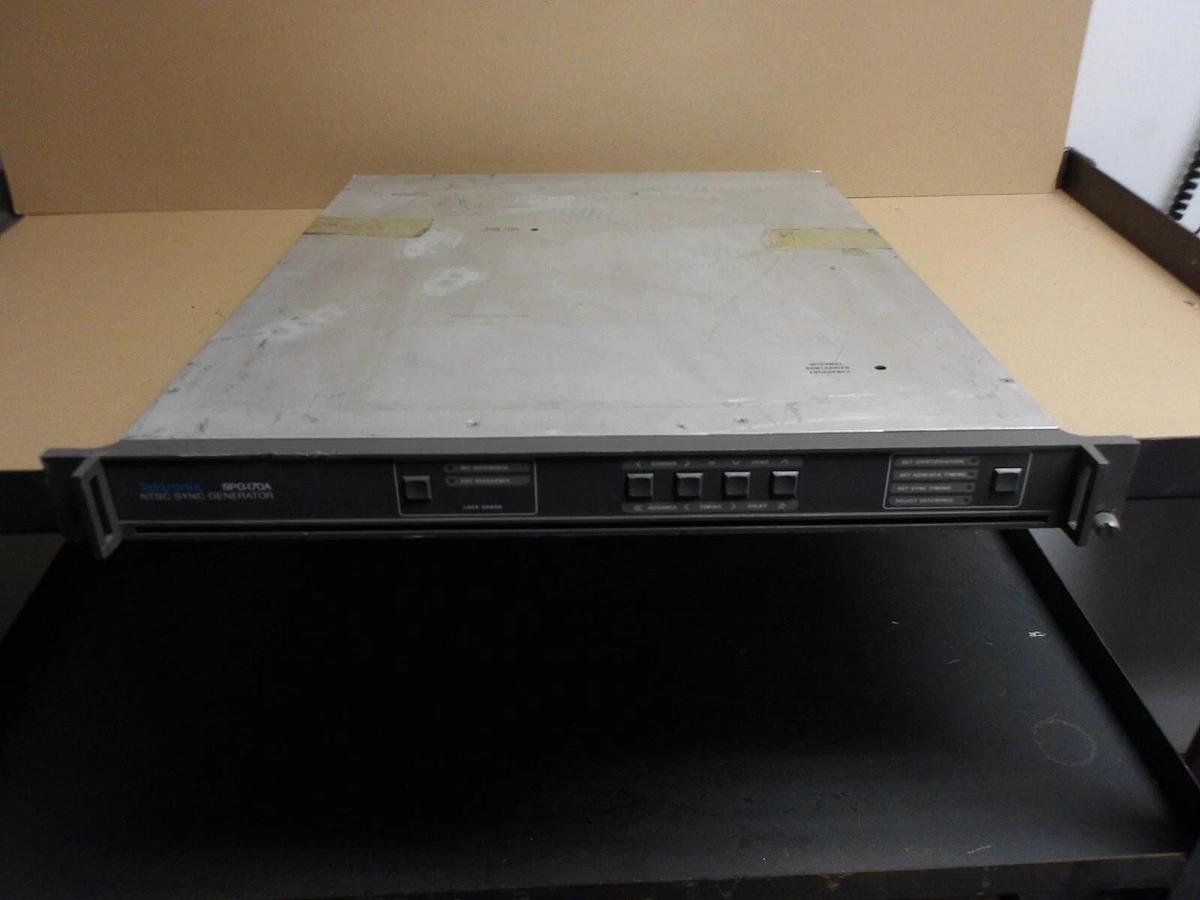 Used TEK TRONIX SPG-170A SYNC GENERATOR, #4241050G PARTS ONLY