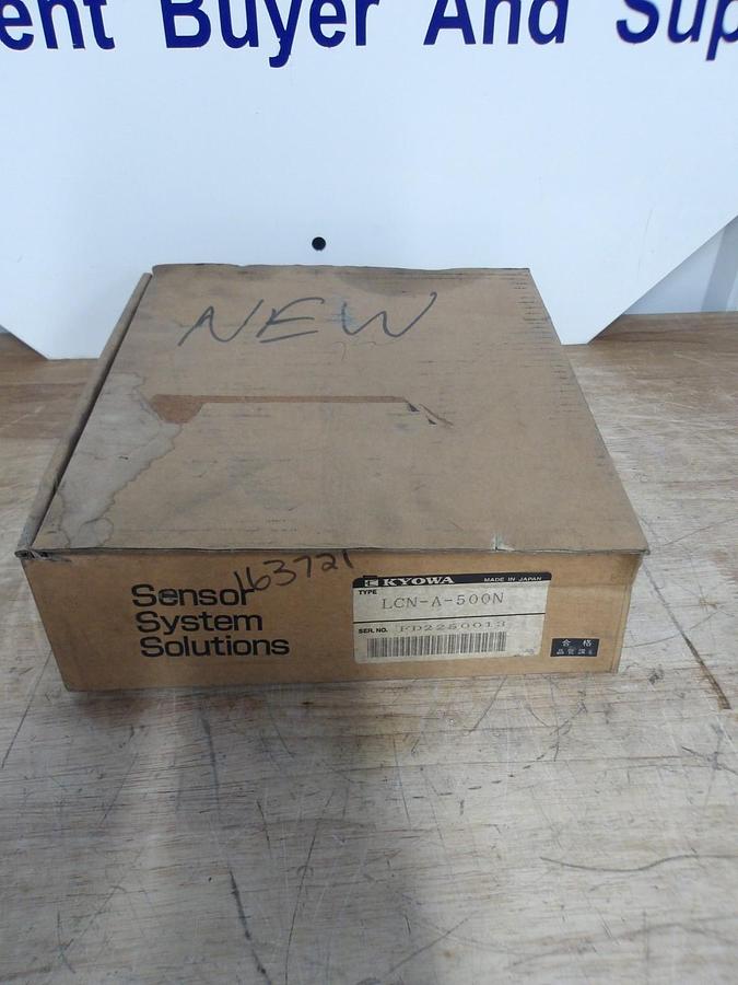 KYOWA LCN-A-500N COMPRESSION LOAD CELL, #4301115G NIB