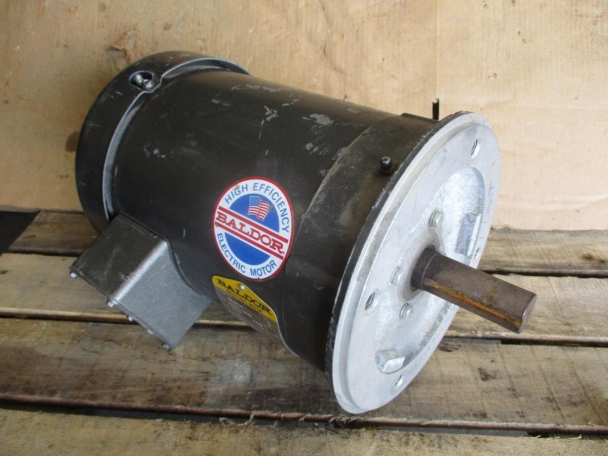 Used BALDOR 3 HP MOTOR, FR 182TC, 1725 RPM, #620246J USED