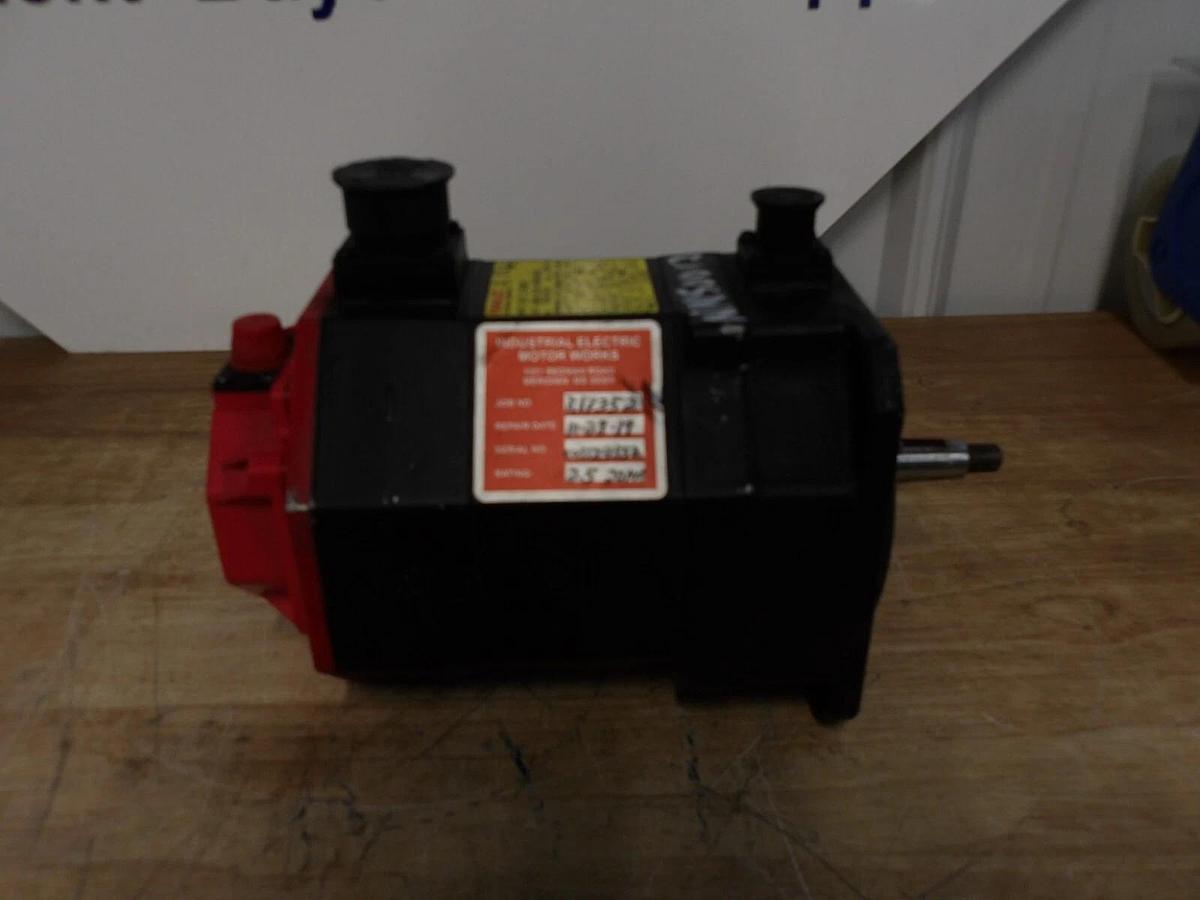Used FANUC A06B-0235-B605 5000 AC SERVO MOTOR, 4000 RPM, #571135G REMANUFACTURED