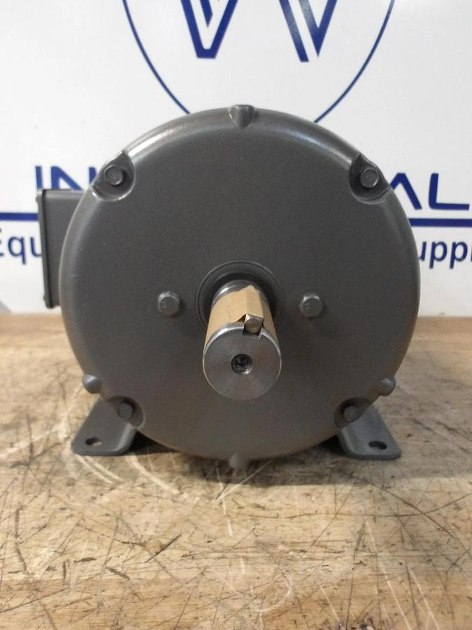 Used BALDOR RELIANCE 3 HP MOTOR, 1750 RPM, 182T FR, 208-230/460 V, #691012G NEW