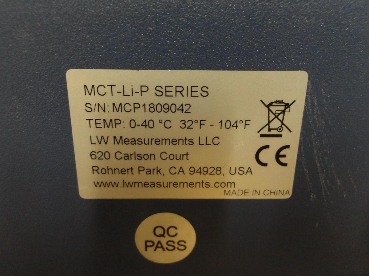 Used TREE COUNTING SCALE MCT-Li PLUS SERIES, 12 V, 0-33 LBS, #8121021G USED