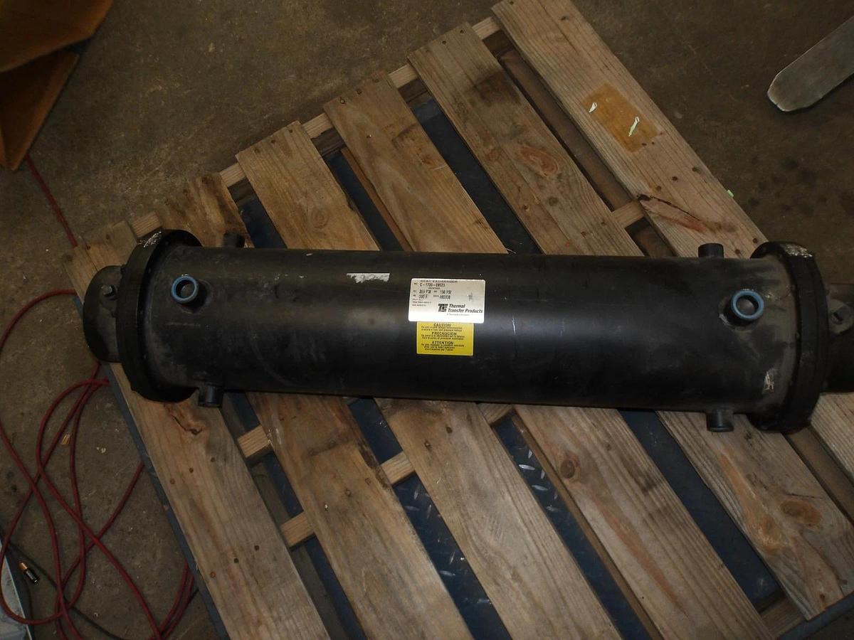 Used THERMAL TRANSFER 4" X 1" HEAT EXCHANGER C-1736-89523, #7251206G NEW