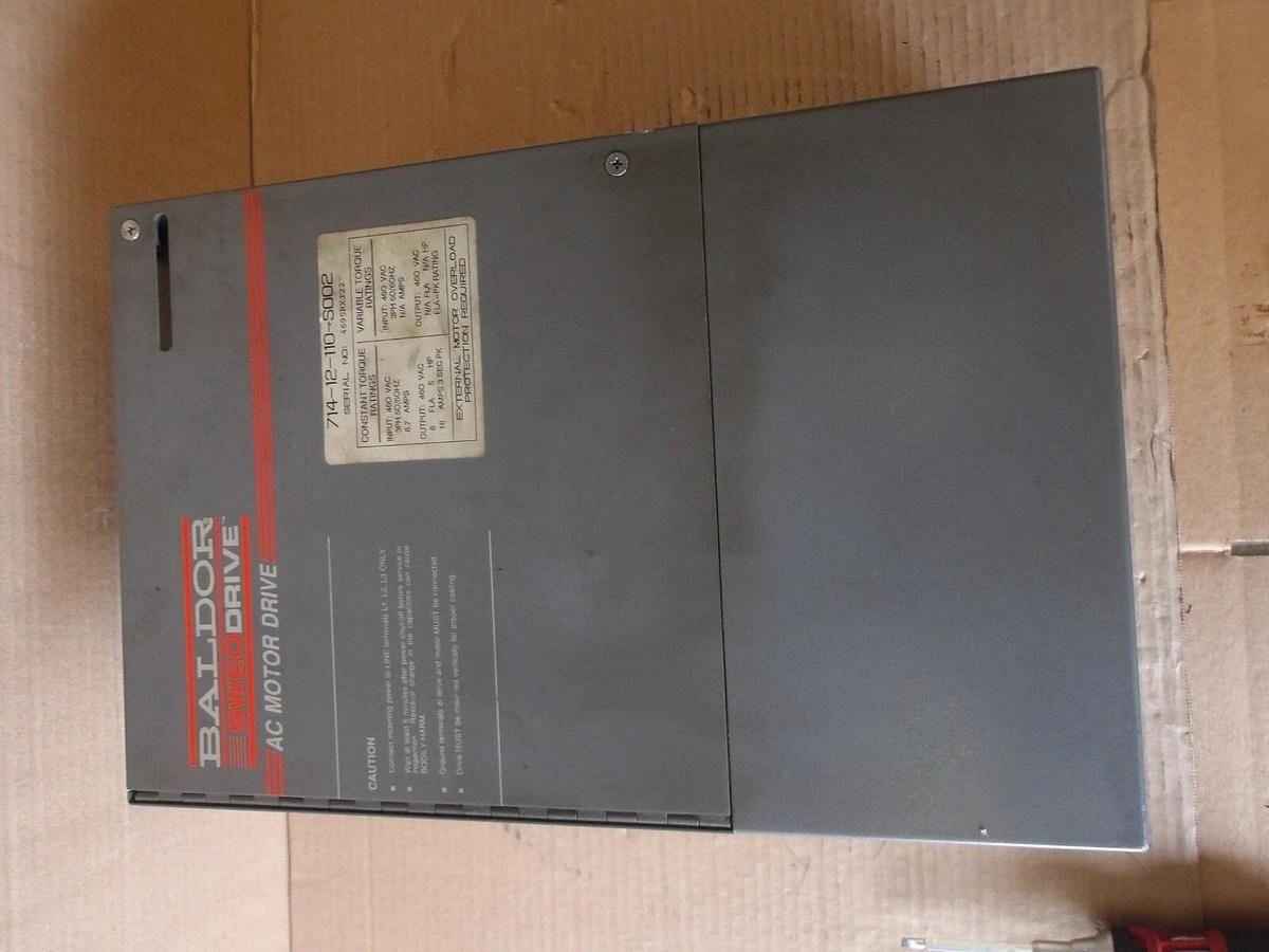 Used BALDOR SWEODRIVE 714-12-110-S002 MOTOR CONTROLLER, #7221110G USED