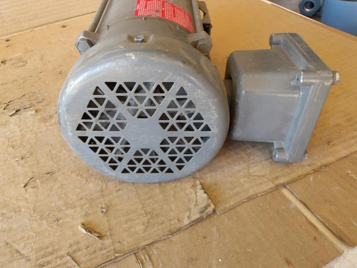 Used BALDOR 1/2 HP MOTOR, FR 56C, 208-230/460 V, 3450 RPM, #102315G NEW (WEATHERED)