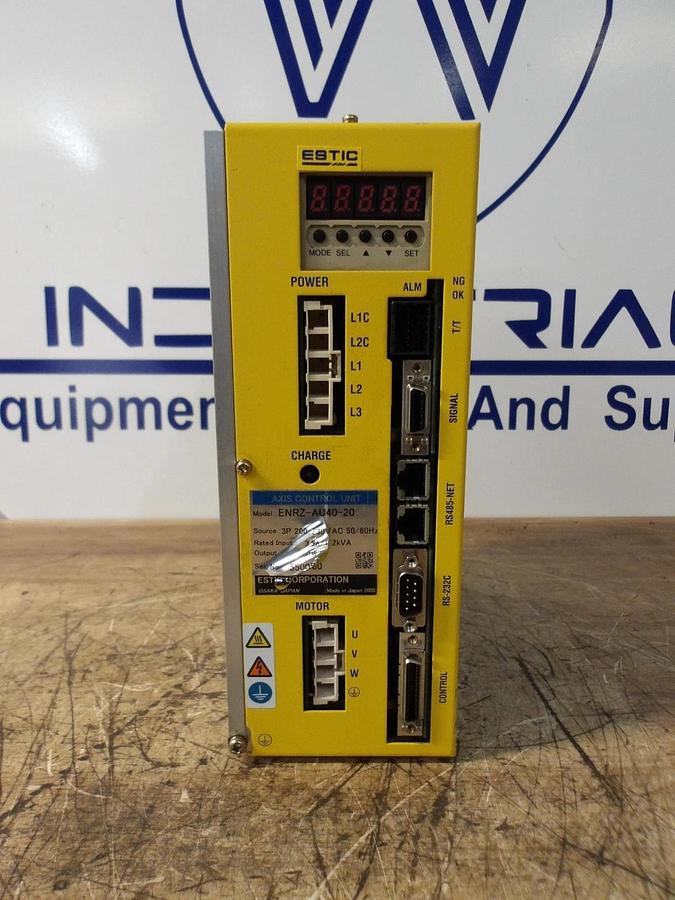 Used ESTIC AXIS ENRZ-AU40-20 CONTROL UNIT, #12181137G USED