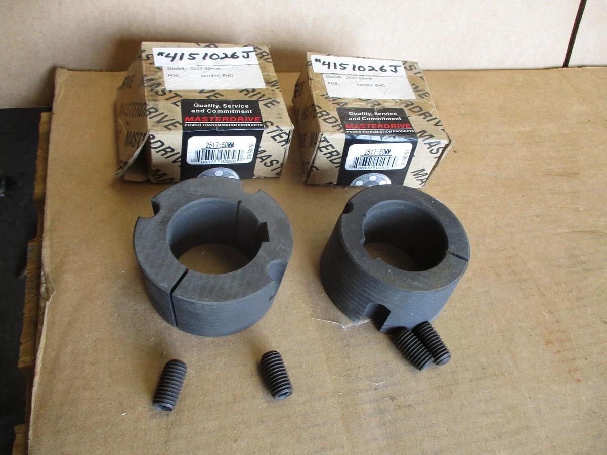 MASTERDRIVE 2517-50MM TAPER LOCK BUSHING (LOT OF 2) #4151026J NIB