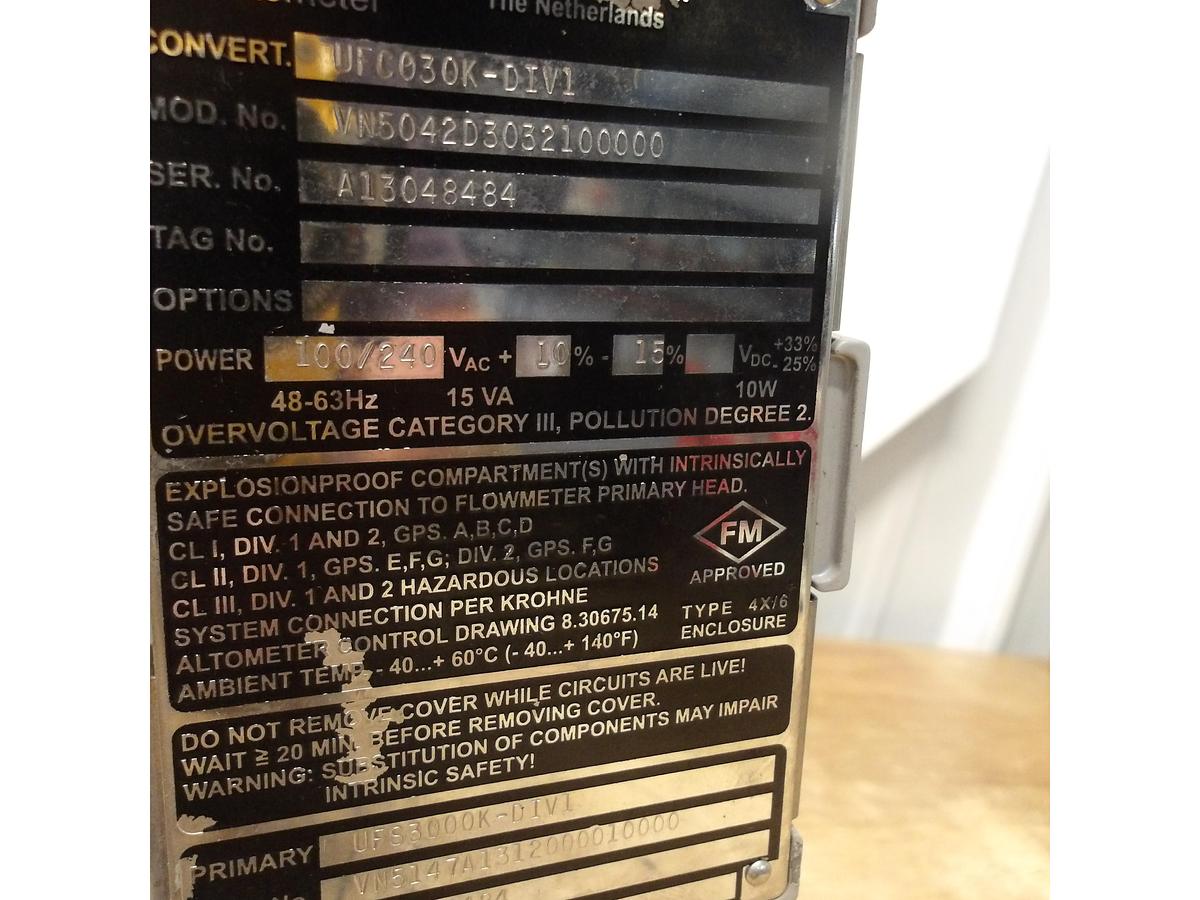 Used KROHNE ALTOMETER 2" FLOWTUBE