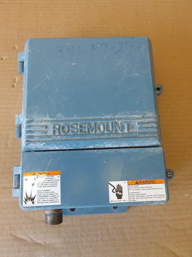 Used ROSEMOUNT 8712CR12 MAGNETIC FLOW TRANSMITTER, #627326G USED