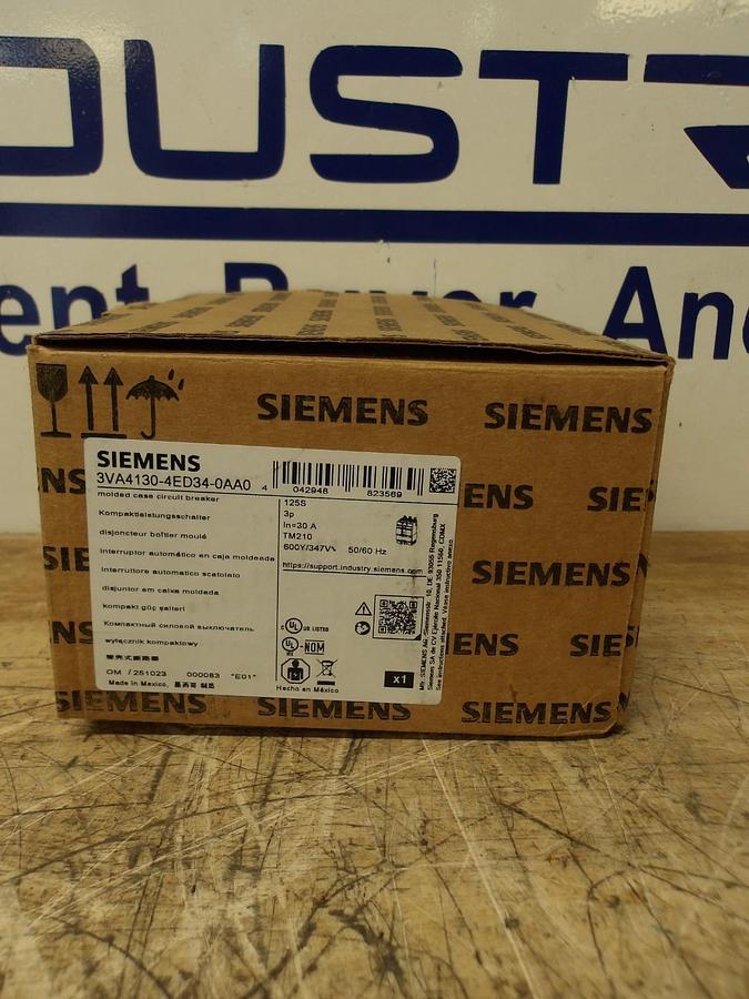 SIEMENS 30 AMP BREAKER 240-480-600 V, #630150G NIB