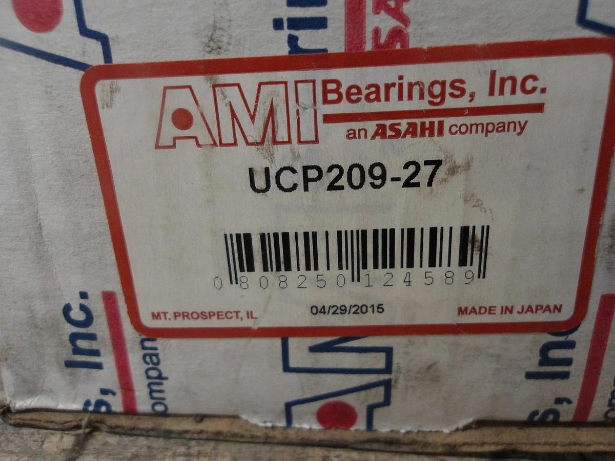 AMI P200 PILLOW BLOCK BEARING 1-11/16" BORE, #727305G NIB