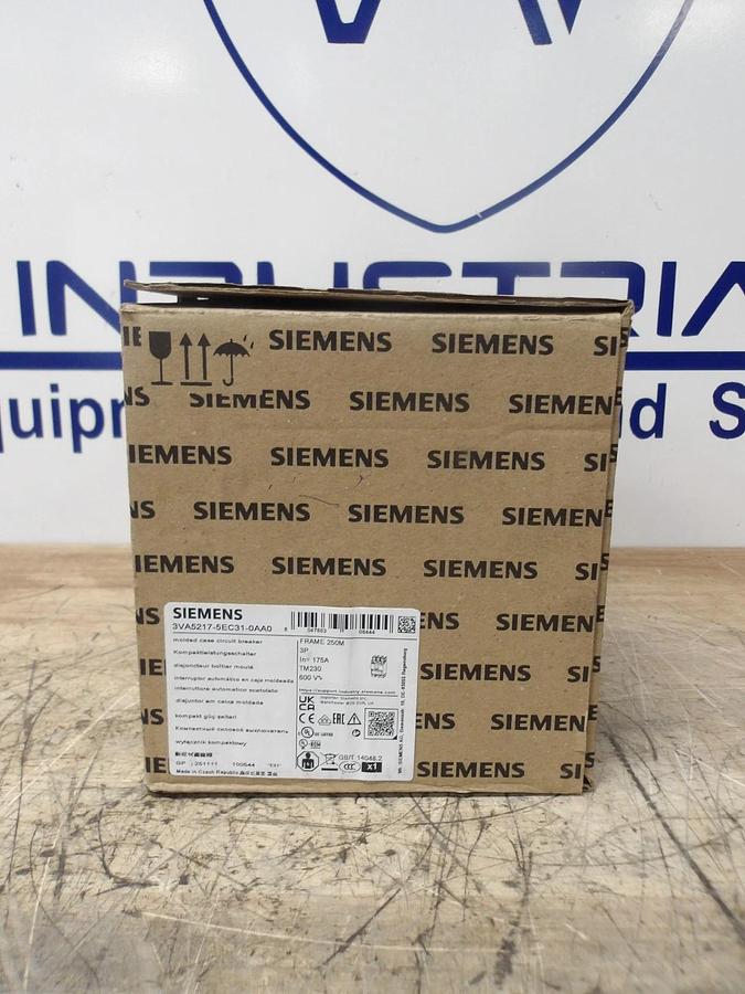 SIEMENS 175 AMP BREAKER 240-480-600 V, #7201140G NIB