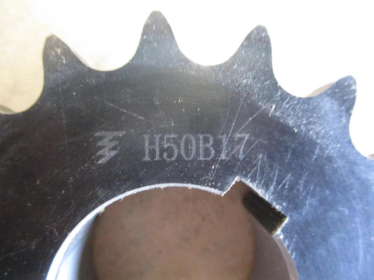 TSUBAKI 50B17F-38MM ROLLER CHAIN SPROCKET (LOT OF 3), #416747J NIB