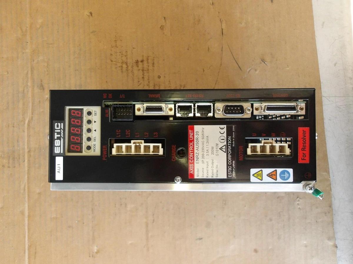 Used ESTIC NUTRUNNER ENRZ-AU50R-20/B60E3-XX-5030 AXIS CONTROL UNIT, #1111155G USED