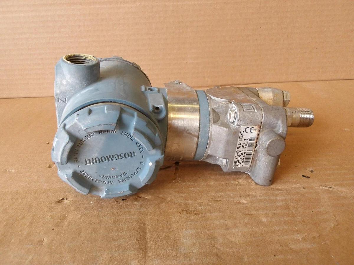 Used ROSEMOUNT 3051 PRESSURE TRANSMITTER, #78956G USED