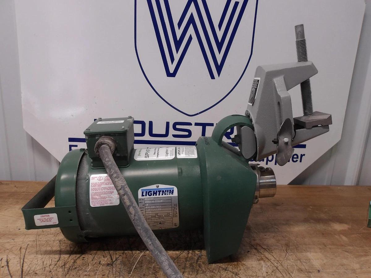 Used SPX 0.3 HP LIGHTNIN MIXER MOTOR, FR 56YZ, 1725 RPM, #213145G USED