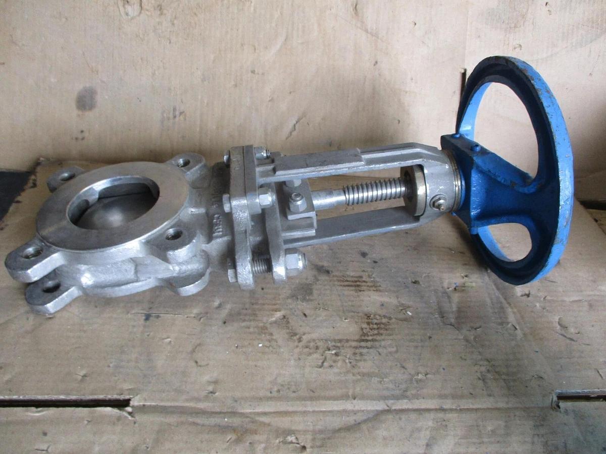 Used DAVIS 3" STAINLESS KNIFE GATE VALVE, #731031J USED