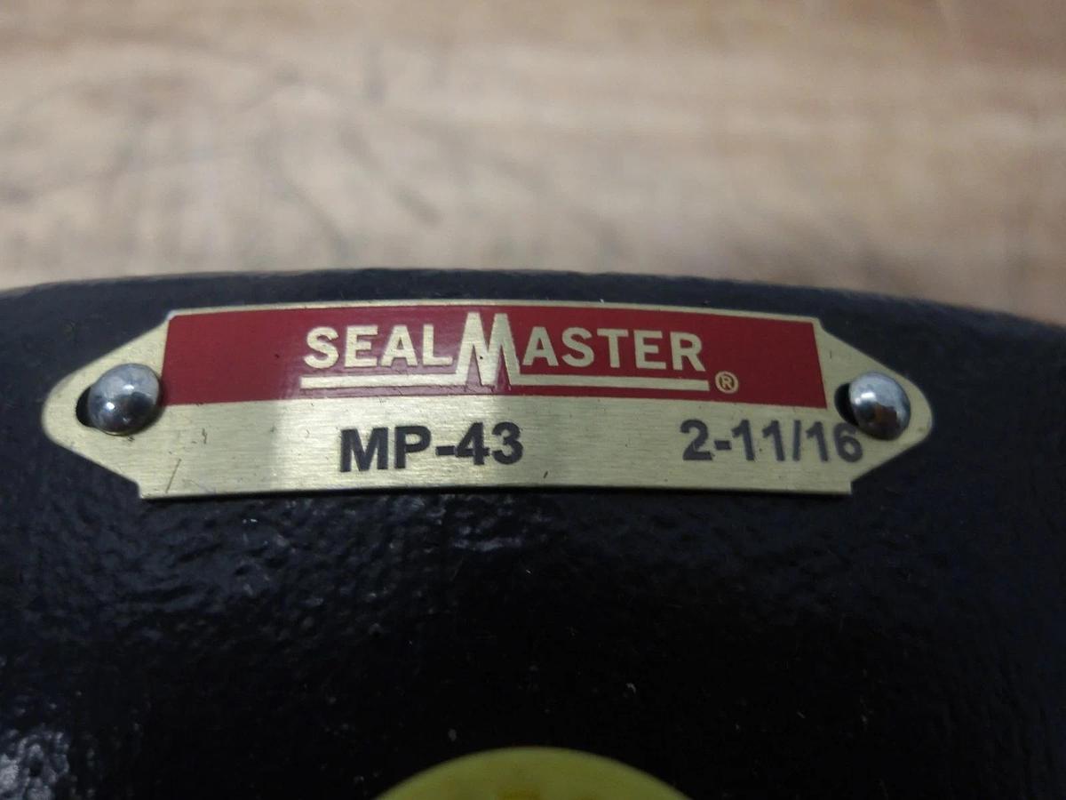 SEAL MASTER MP-43 PILLOW BLOCK BEARING 2-11/16" BORE, #7291021G NIB