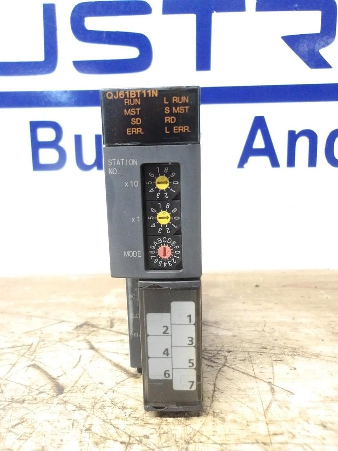Used MITSUBISHI QJ61BT11N CCLINK MASTER UNIT, #23223G USED