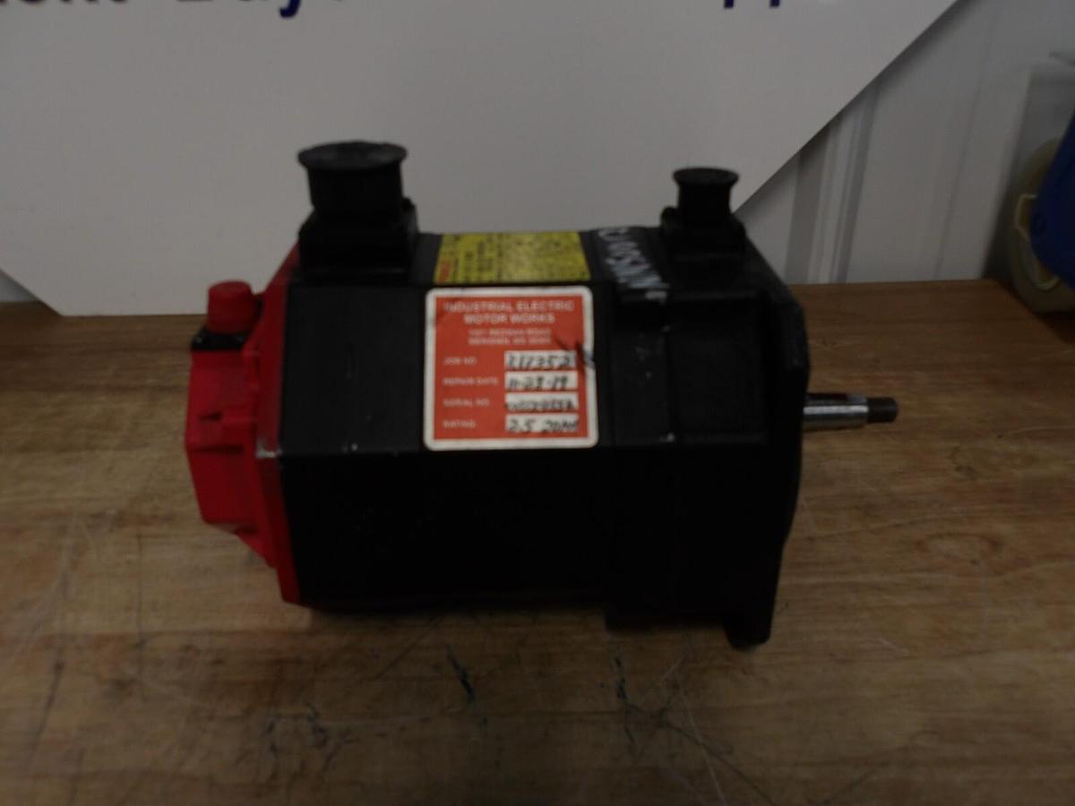 Used FANUC A06B-0235-B605 5000 AC SERVO MOTOR, 4000 RPM, #571135G REMANUFACTURED