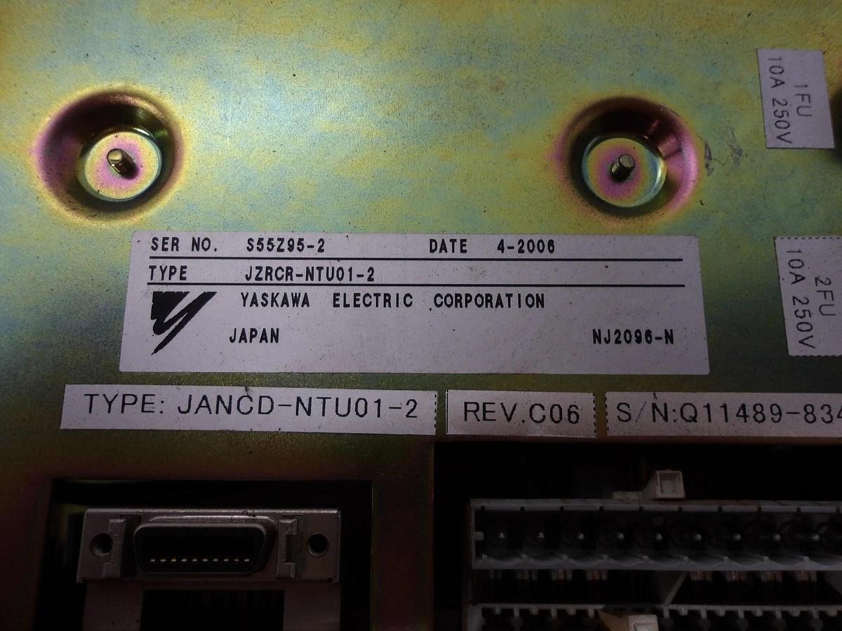 Used YASKAWA JZRCR-NTU01-2 POWER SUPPLY MODULE, #1161058G USED