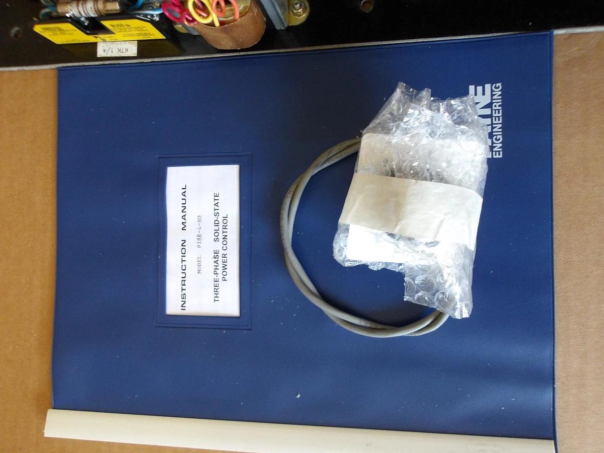 Used PAYNE ENGINEERING 18E-4-80 SOLID STATE POWER CONTROL 80 AMP, #1071038G NEW