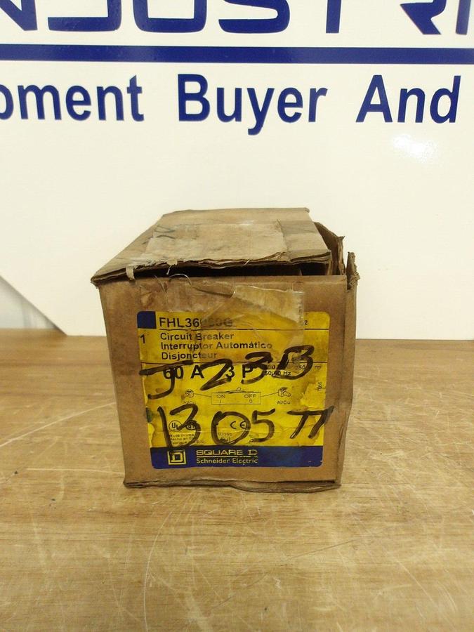SQUARE D 60 AMP BREAKER 600/250 V, #2211025G NIB