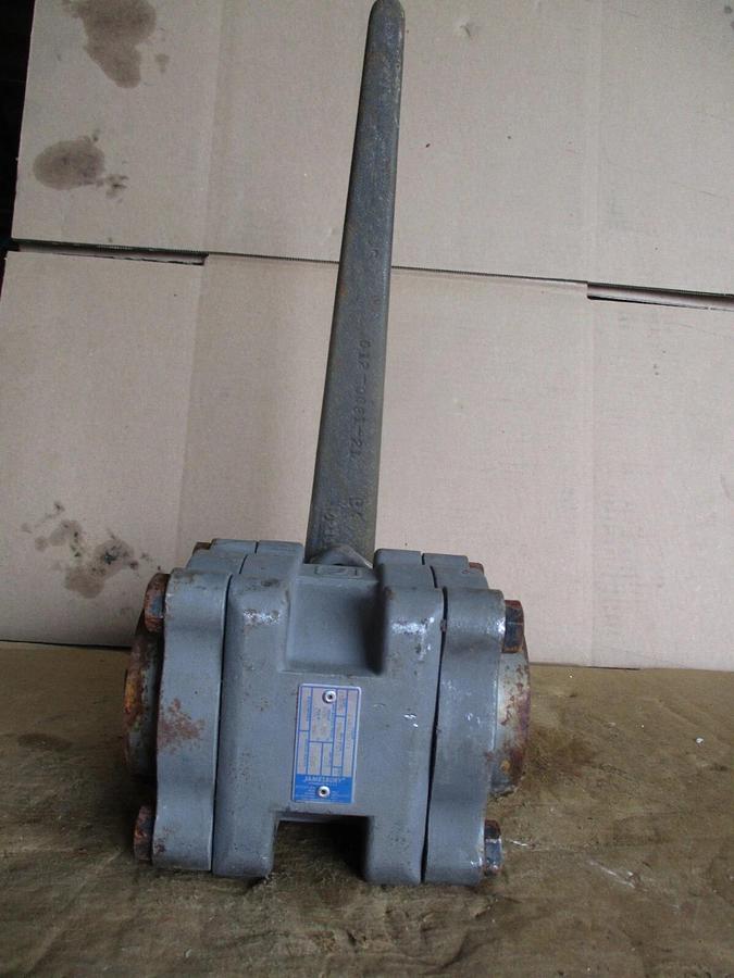 Used JAMESBURY 2" STEEL BALL VALVE, #68955J NEW (WEATHERED)