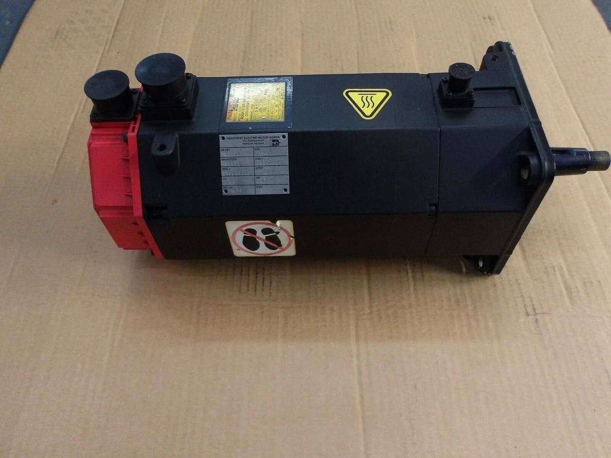 Used FANUC A06B-0166-B675 0016 AC SERVO MOTOR, 2000 RPM, #528243G REMANUFACTURED