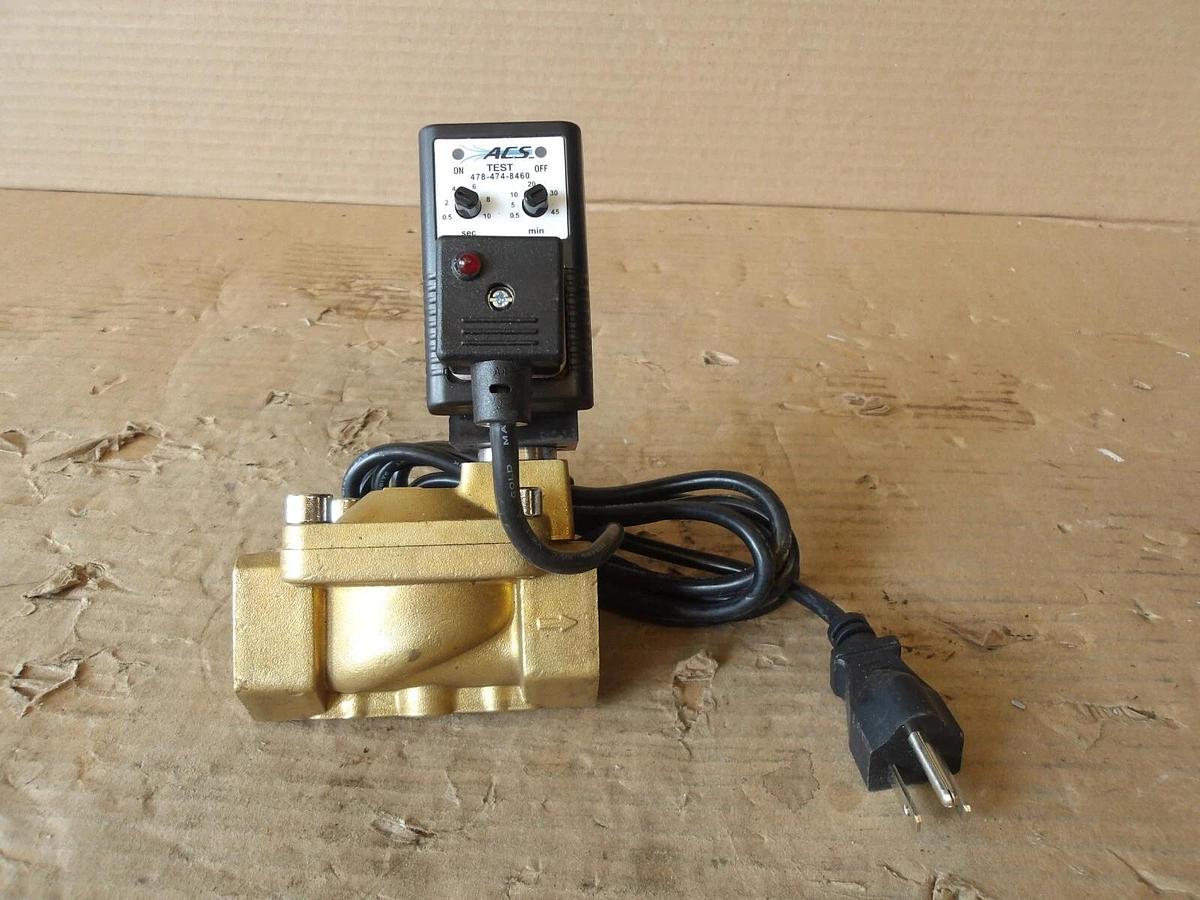 Used AES S3153 TIME DELAY SOLENOID VALVE 1", #851156G NEW