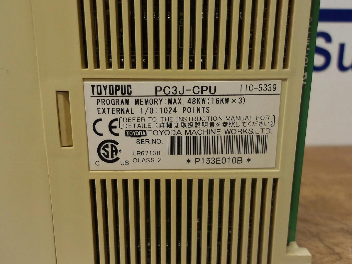 Used TOYOPUC PC3J-CPU UNIT, #1281104G USED