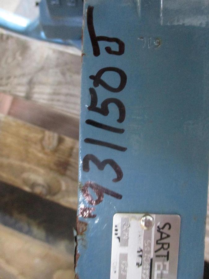 Used SARTELL 10" STAINLESS KNIFE GATE VALVE, #931150J NEW