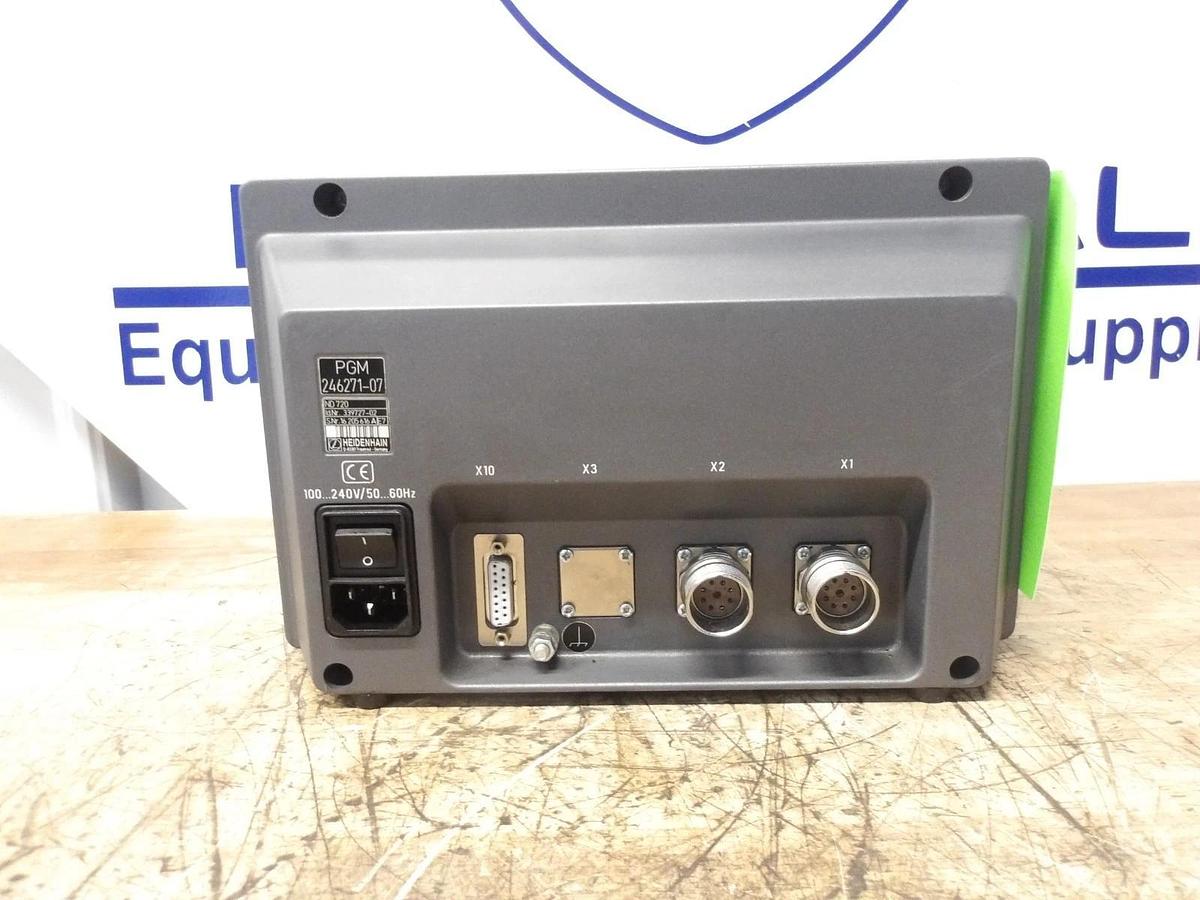 Used HEIDENHAIN PGM246271-07 OPERATOR PANEL, #23137G USED
