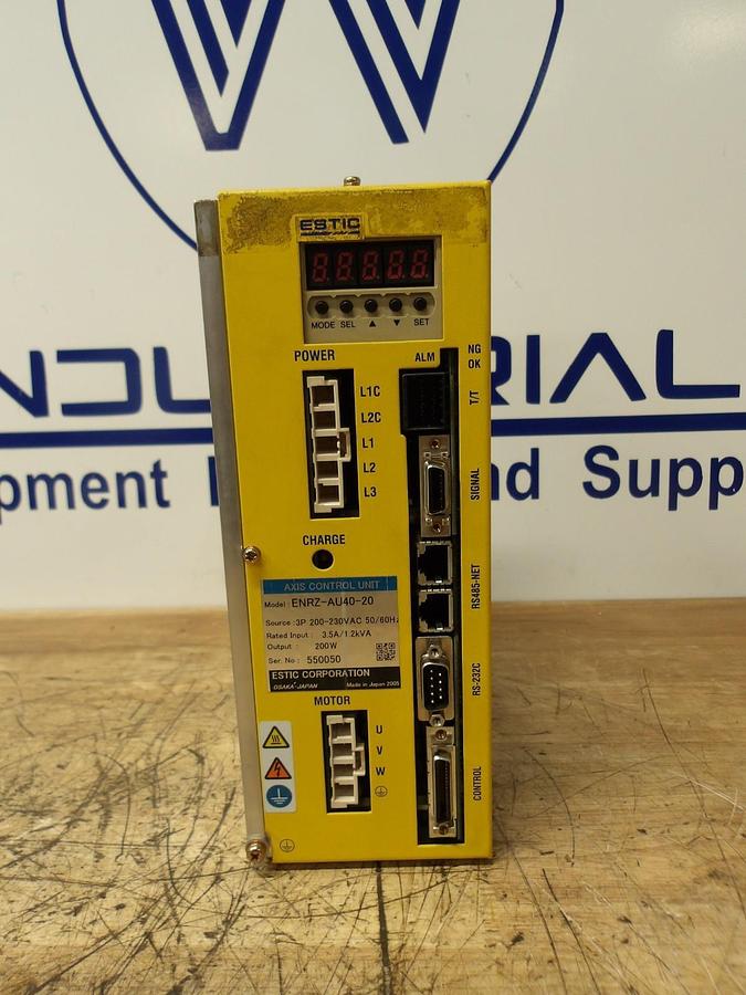 Used ESTIC ENRZ-AU40-20 AXIS CONTROL UNIT, #1131019G USED
